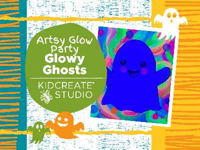 Artsy Glow Halloween Party- Glowy Ghosts (4-9 Years)