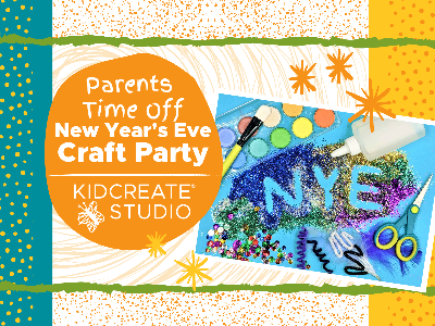 Kidcreate Studio - Eden Prairie. Parent's Time Off - New Year’s Eve Party Workshop (3-9 Years)