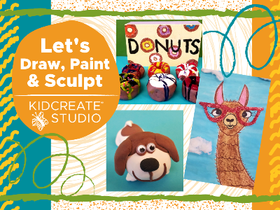 Kidcreate Studio - Brownsville. Let’s Draw, Paint, & Sculpt (5-12 years) 